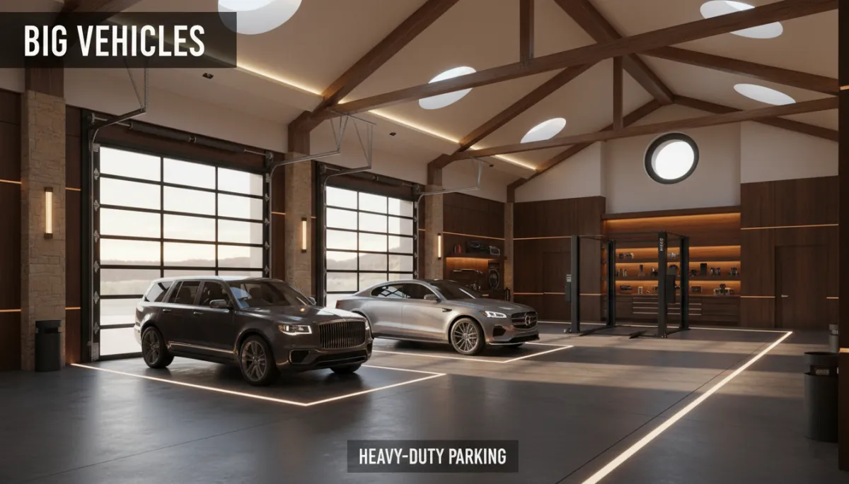 Luxury Garages for Big Vehicles and SUVs