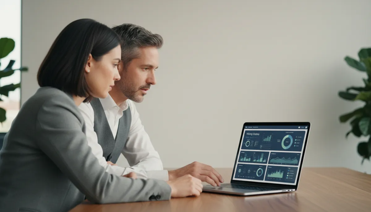 Talent strategist and CTO collaborating on data-driven hiring strategy