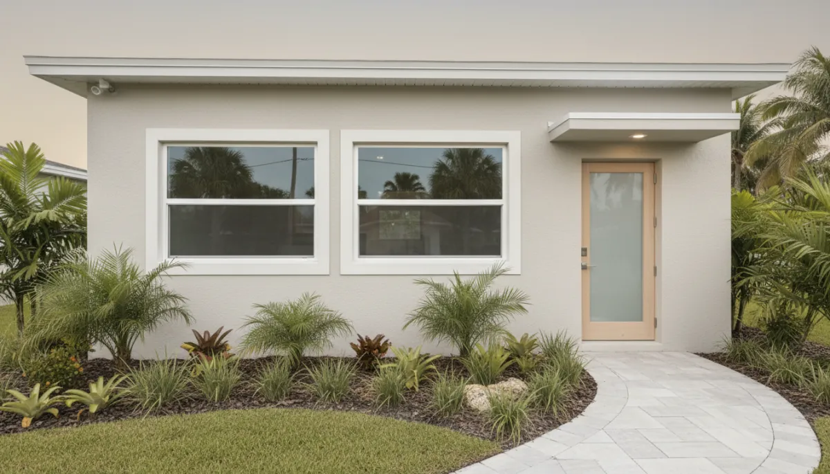 Converted garage ADU with separate entrance in Florida Converted garage ADU with separate entrance in Florida