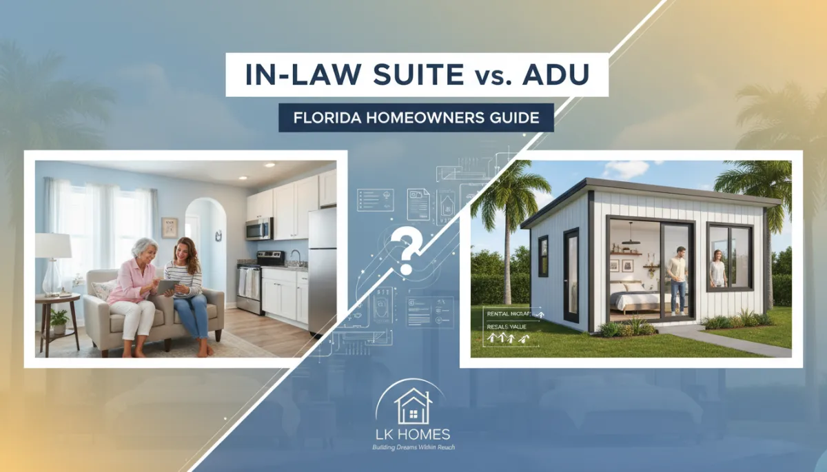 In-Law Suite vs ADU: Florida Home Building Guide