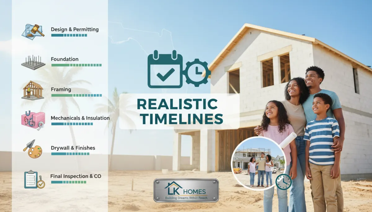 Building a New Home in Florida: Timeline Guide