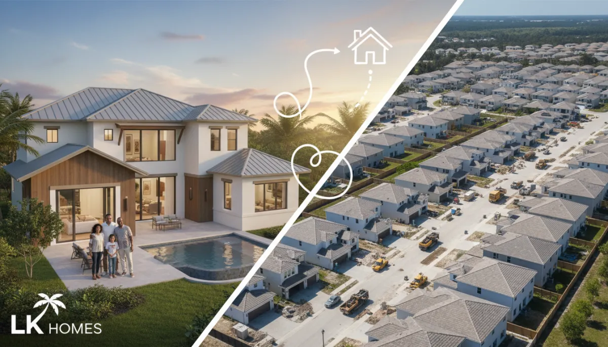 Custom vs. Production Homes in Florida: Choose Wisely