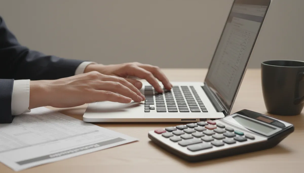 Virtual bookkeeper reviewing bank reconciliation checklist and statements Virtual bookkeeper reviewing bank reconciliation checklist and statements