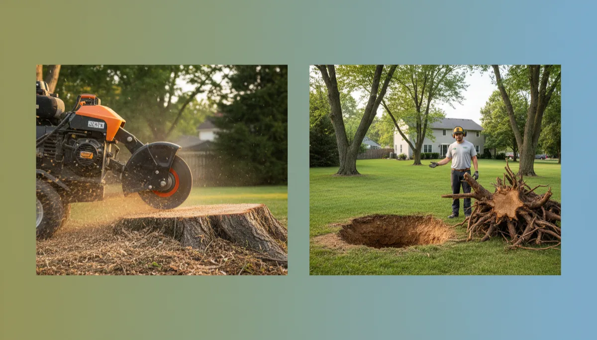 Stump Grinding vs. Removal: Gainesville Guide