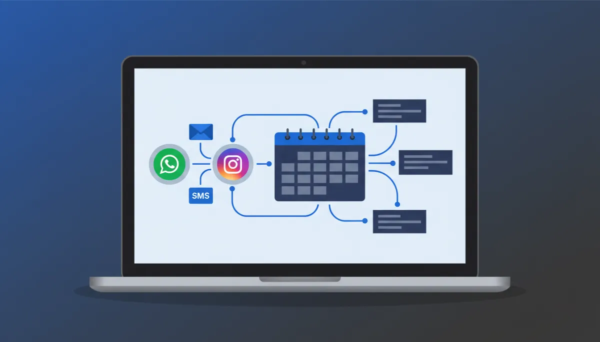Panel de control de automatización de negocios con agentes de IA
