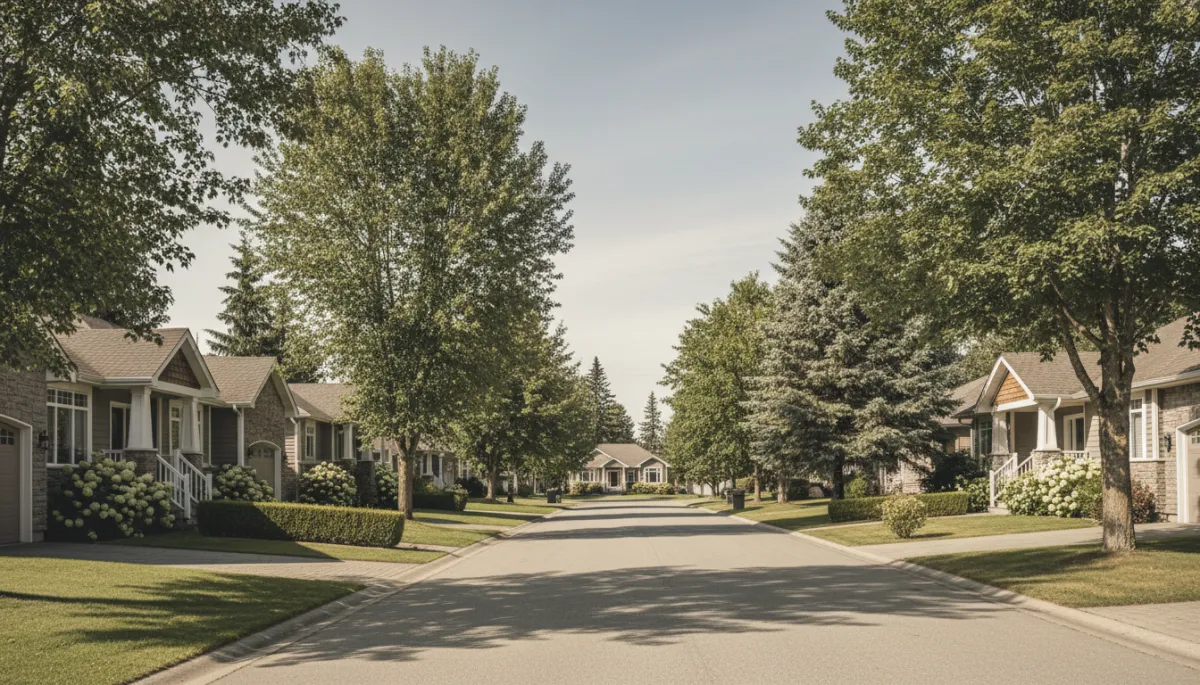 Row of single-family homes in a quiet 100 Mile House neighbourhood Row of single-family homes in a quiet 100 Mile House neighbourhood
