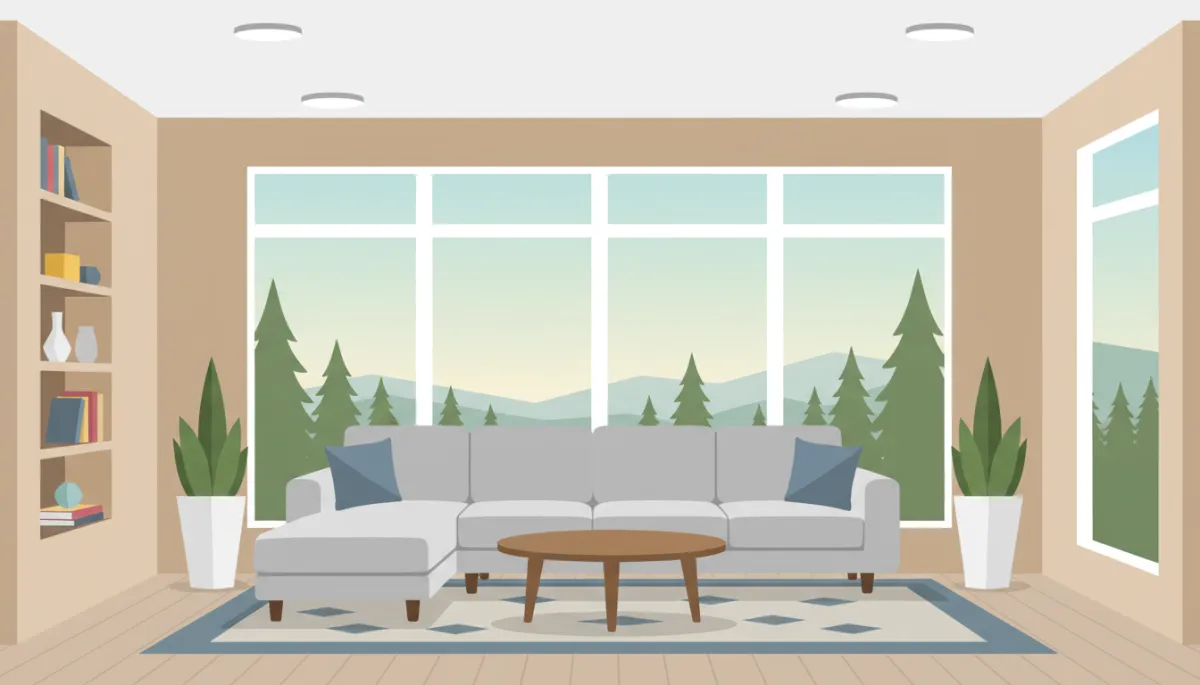 Interior living space of a manufactured home in 100 Mile House Interior living space of a manufactured home in 100 Mile House