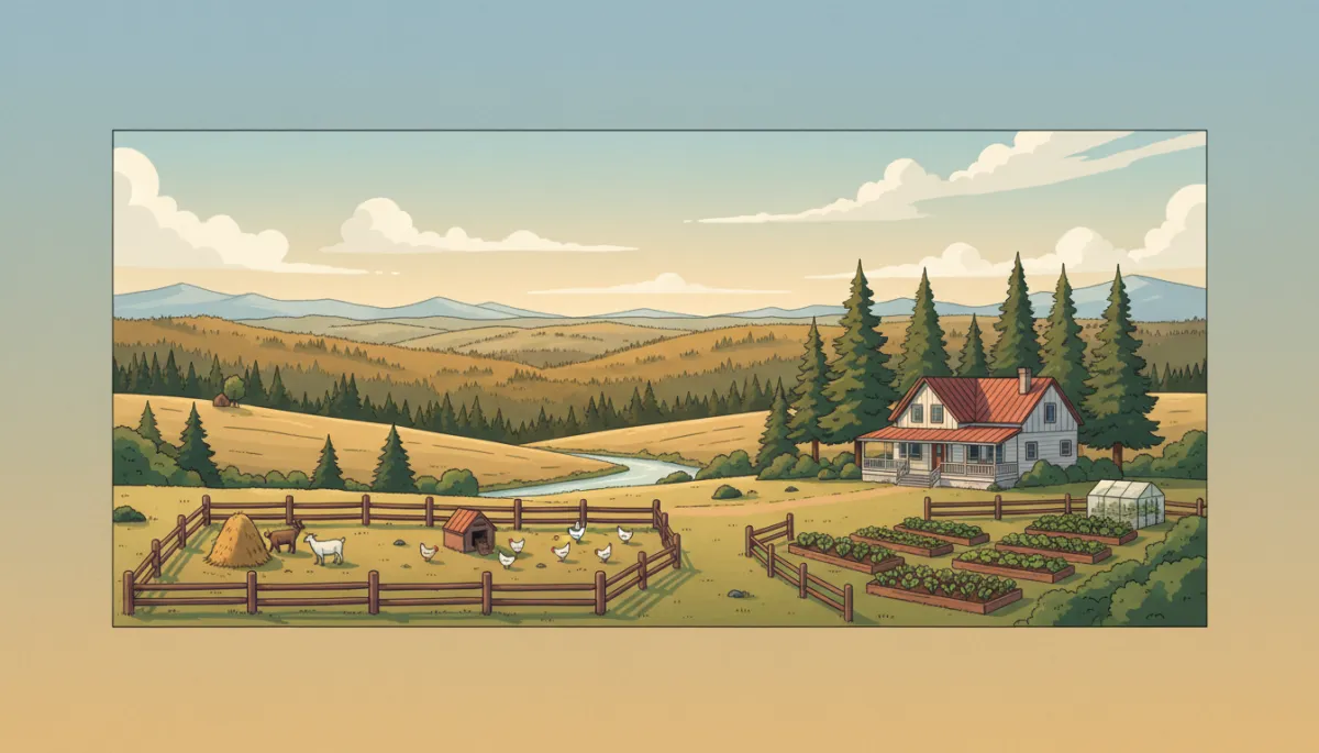 Hobby Farms in Cariboo: Land Requirements Guide