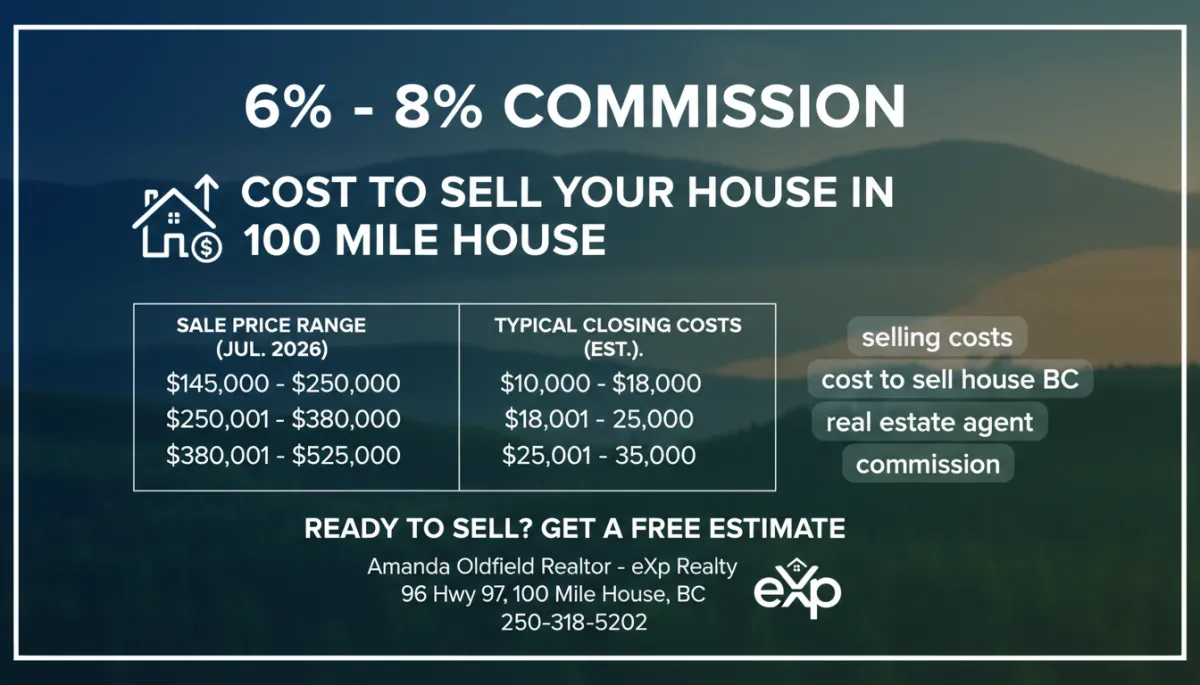 Selling Costs in 100 Mile House: Commissions & Fees