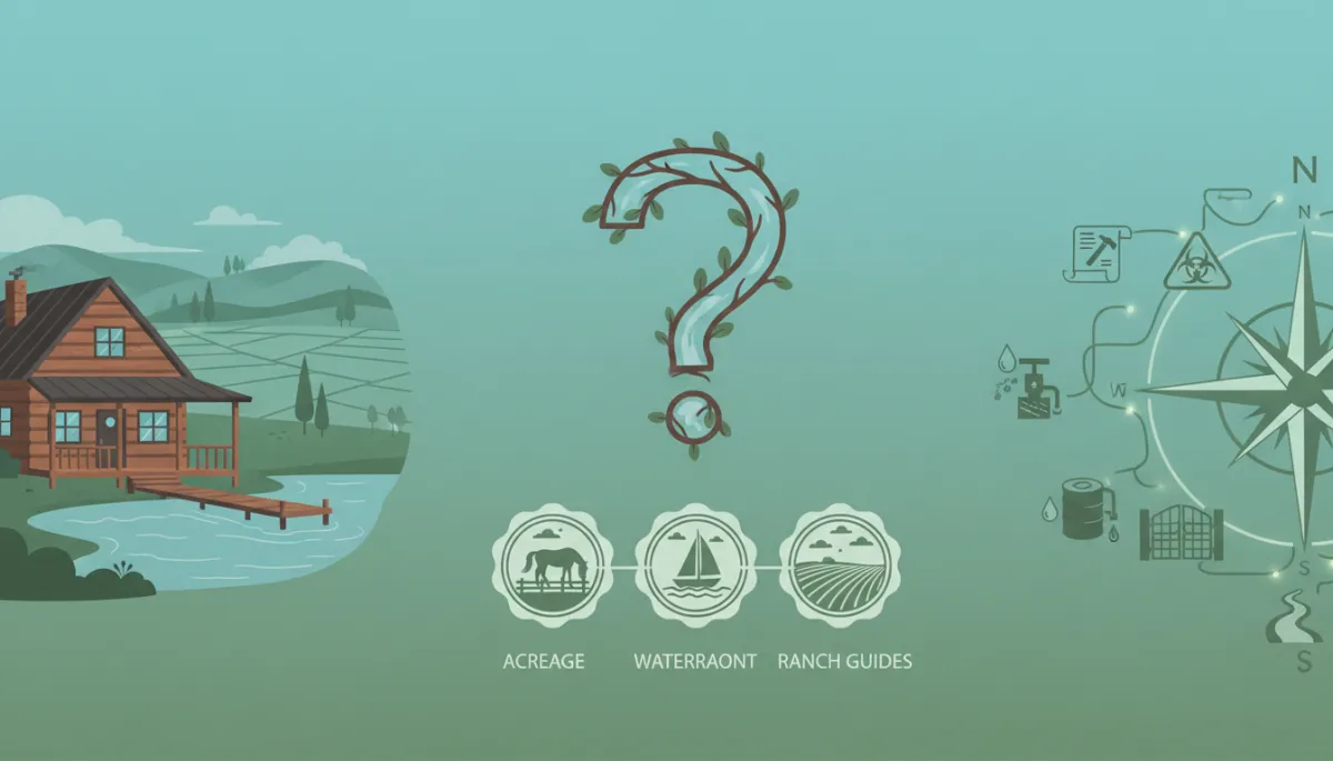 Specialized Agents for Rural & Waterfront Properties