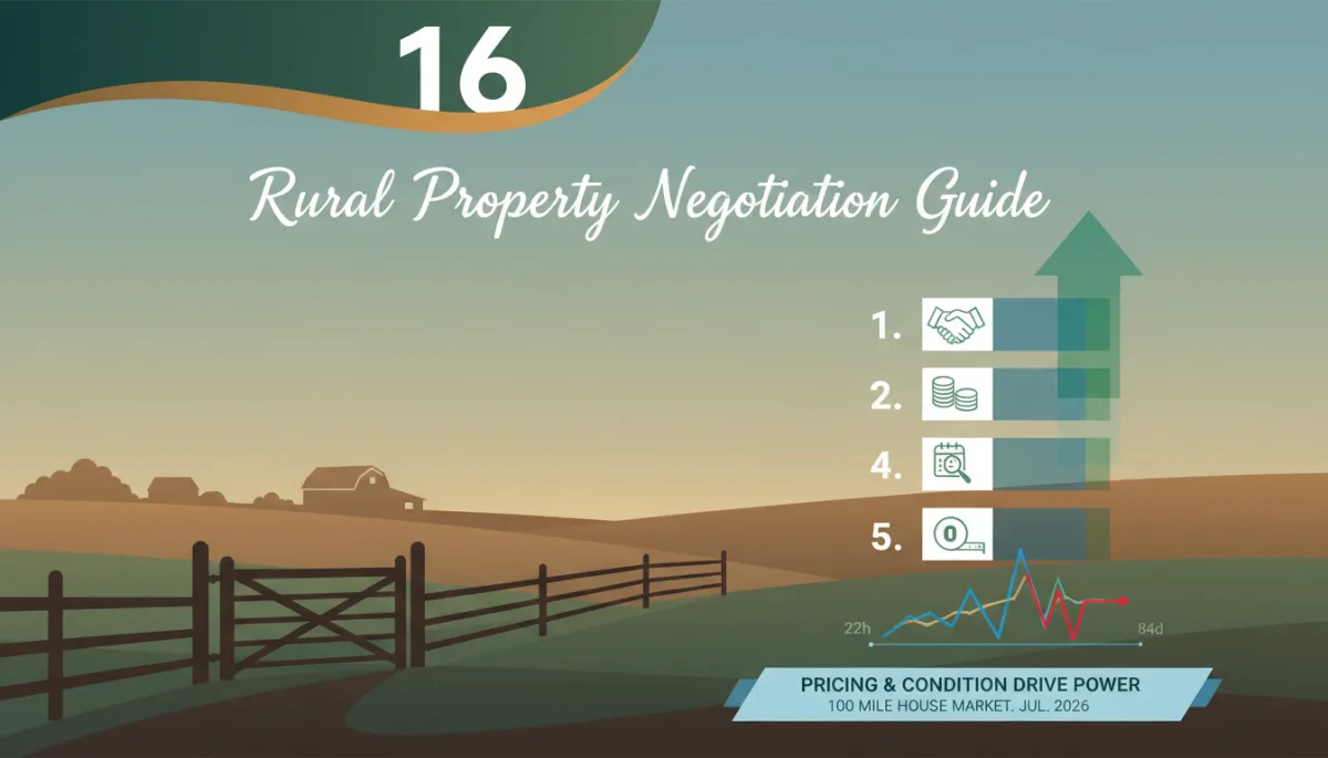 Guide: Negotiate Rural Property in Slow Market
