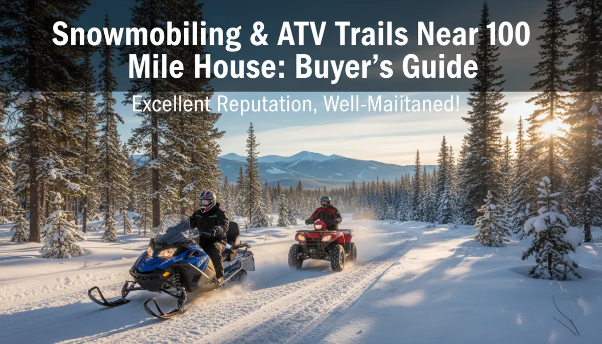 Explore Snowmobiling & ATV Trails in 100 Mile House