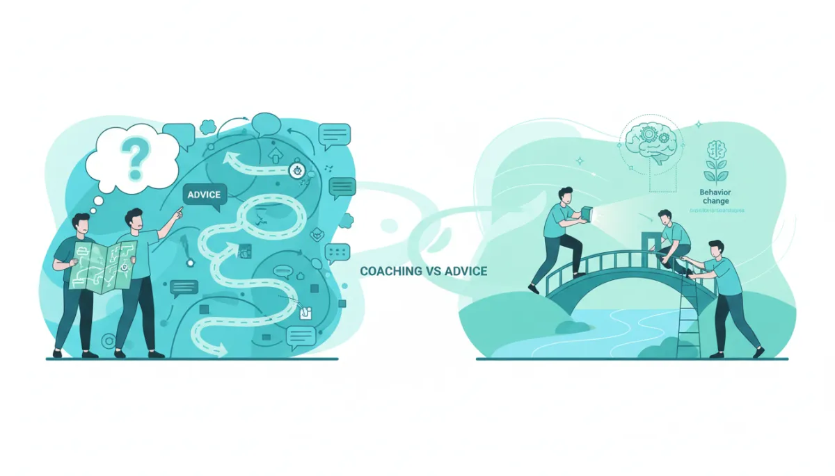 Coaching vs Advice: Guide Discovery, Change Behavior