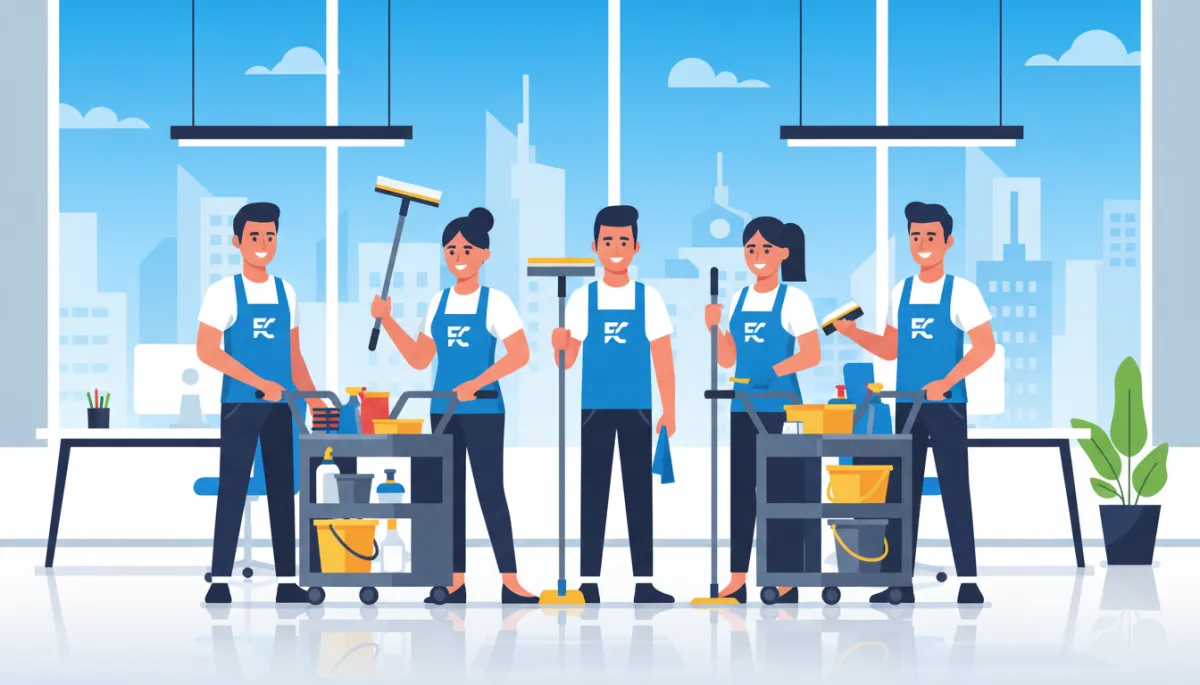 Equipo FixClean GDL en oficina corporativa limpia en Guadalajara