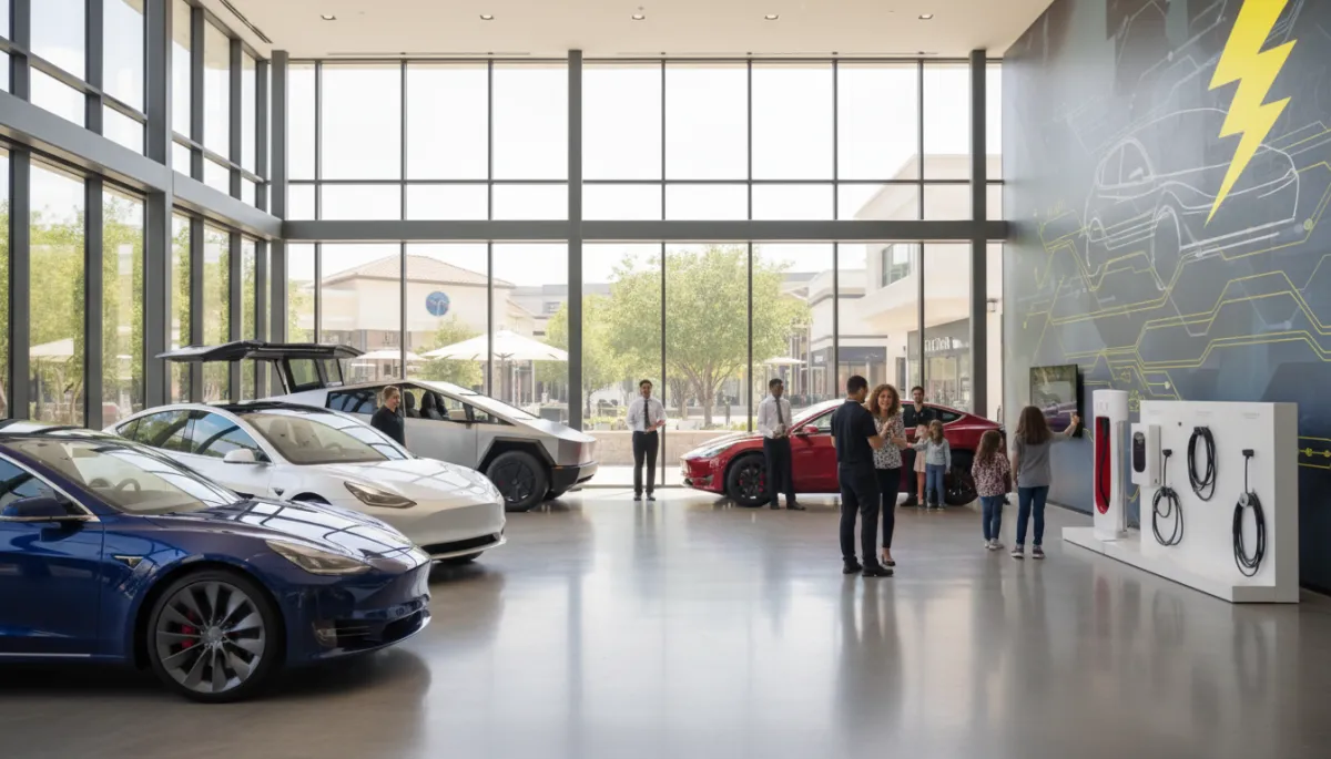 Explore Tesla Showroom at The Domain, Austin