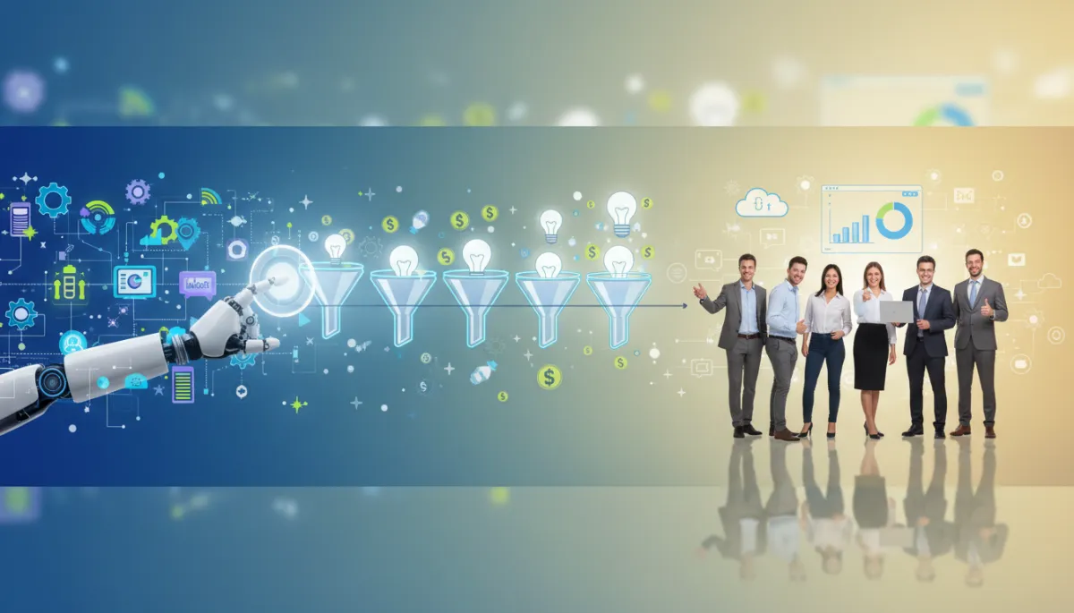 Modern marketing agency with team viewing email workflows