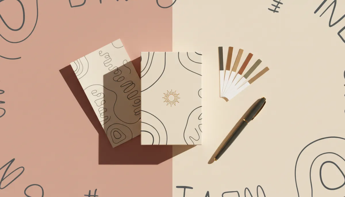 Flat lay of intimate health testing tools and information