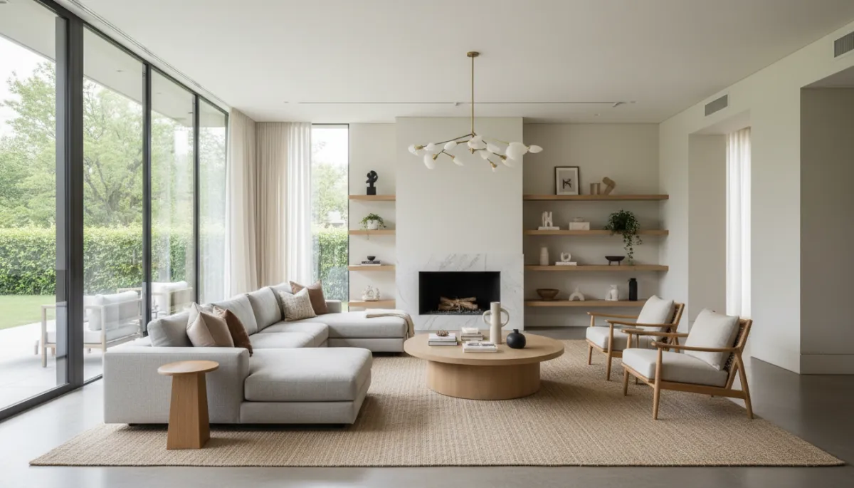 A real, professionally photographed luxury living room in a Houston home, neutral tones, elegant furnishings, and natural light. No cartoon or AI-generated elements. A real, professionally photographed luxury living room in a Houston home, neutral tones, elegant furnishings, and natural light. No cartoon or AI-generated elements.