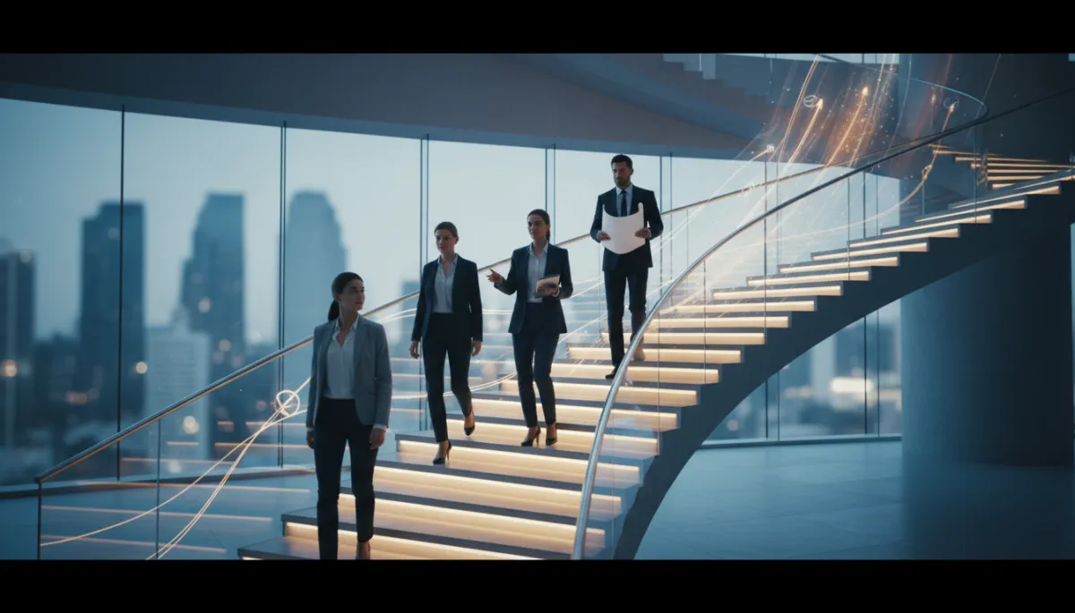 Add a visual to compliment thisparagraph. Context: This is for a blog post about "What Comes After Executive Assistant?". Style: Professional quality, photorealistic, high resolution