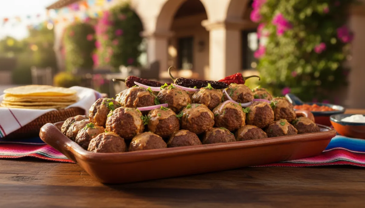 Chipotle Albondigas Tray at Casa de Bandini