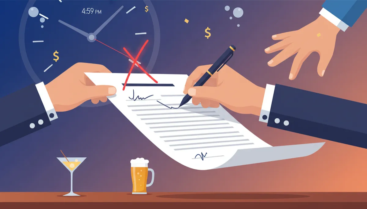 The Last Signature: Friday's Corporate Purgatory