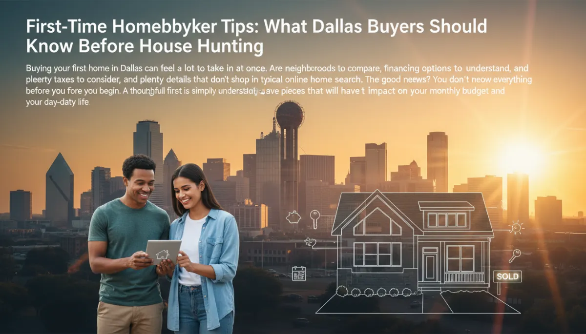 First-Time Homebuyer Tips for Dallas Residents