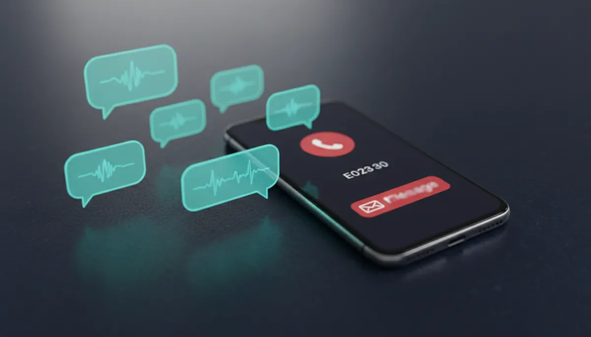 Smartphone showing missed calls and automated AI lead responses