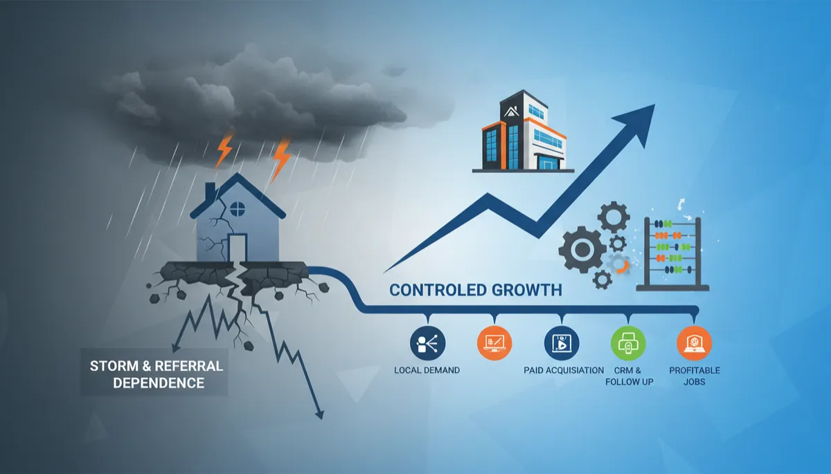 Grow a Roofing Company Beyond Storms and Referrals