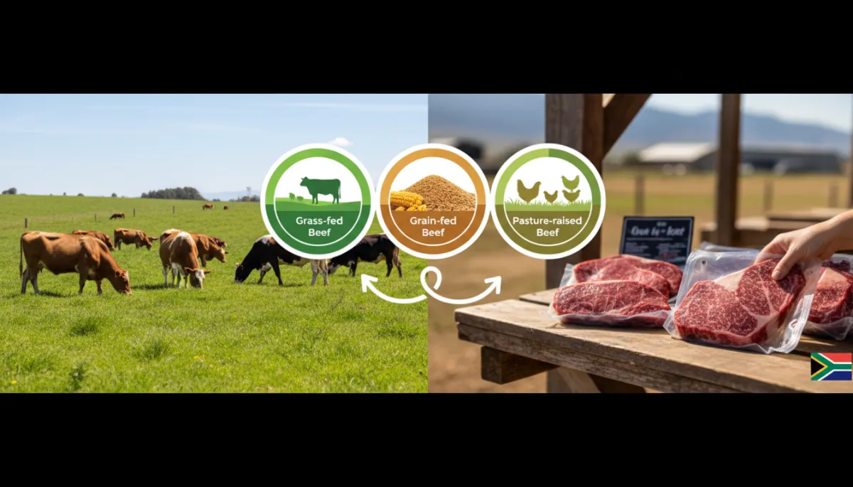 Grass-fed vs Grain-fed vs Pasture-raised Beef Guide