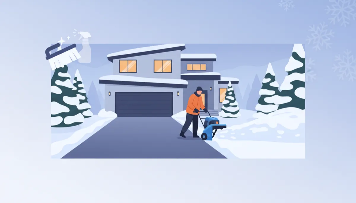 Winter Driveway Cleaning: Protect Your Home