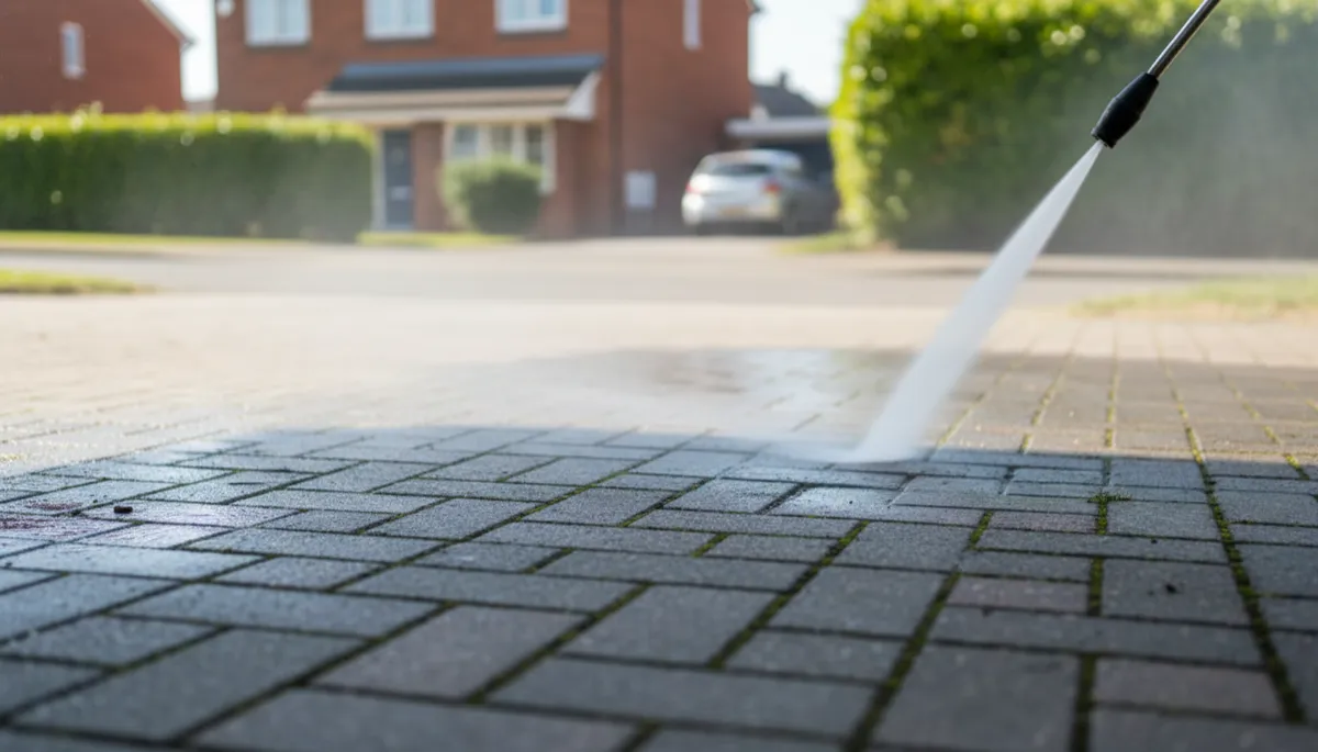Professional Driveway Pressure Washing in Leicester