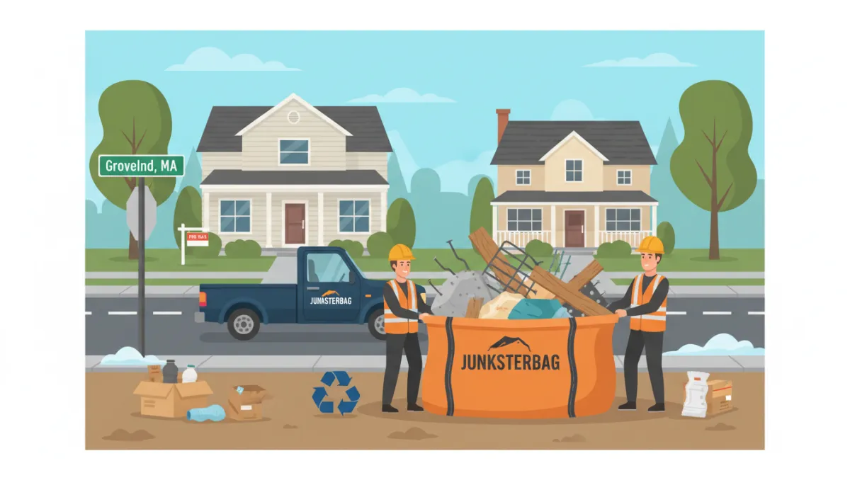 Efficient Debris Removal: Dumpster Bags in Groveland