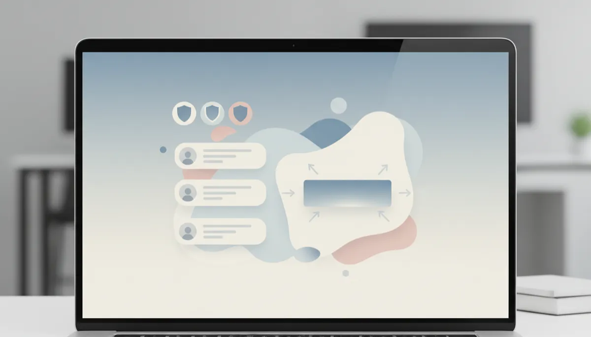 Website layout featuring testimonials, trust badges, and a clear call-to-action