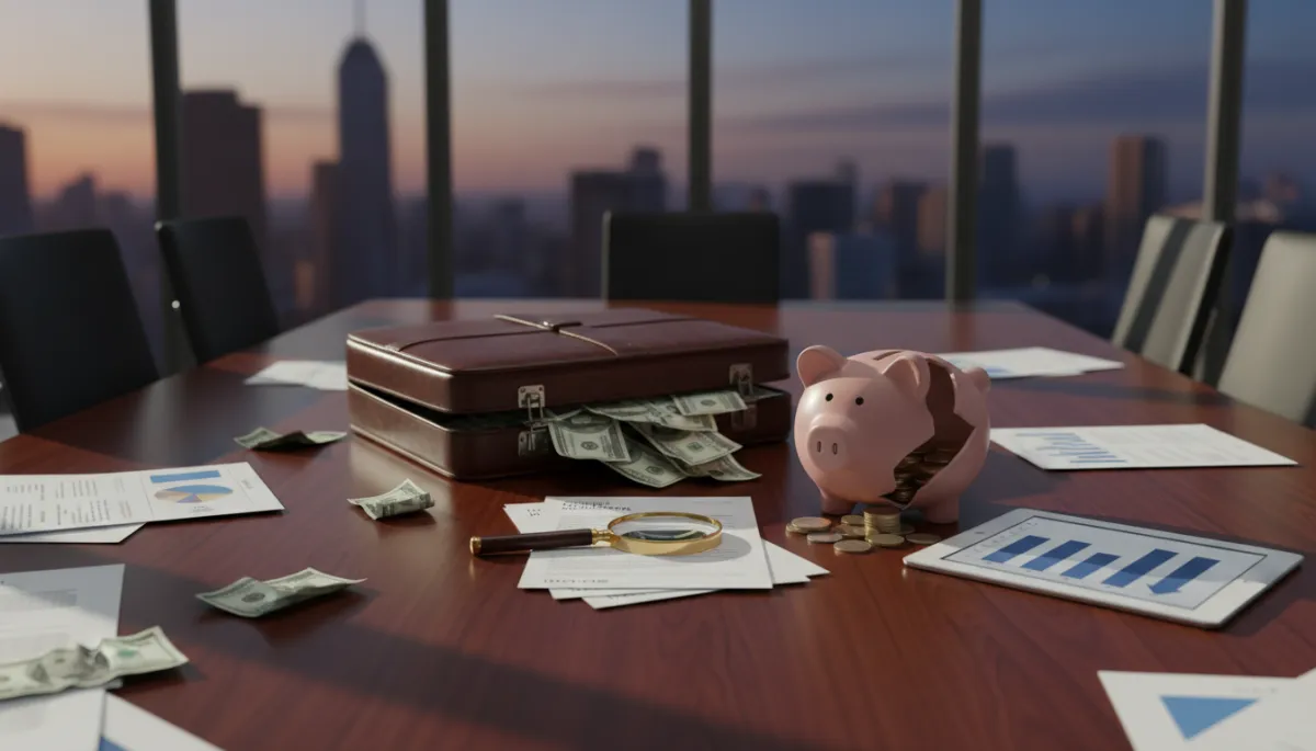 please include a header image and image for body of text. Context: This is for a blog post about "Why Service Businesses Leave Money on the Table Every Day". Style: Professional quality, photorealistic, high resolution