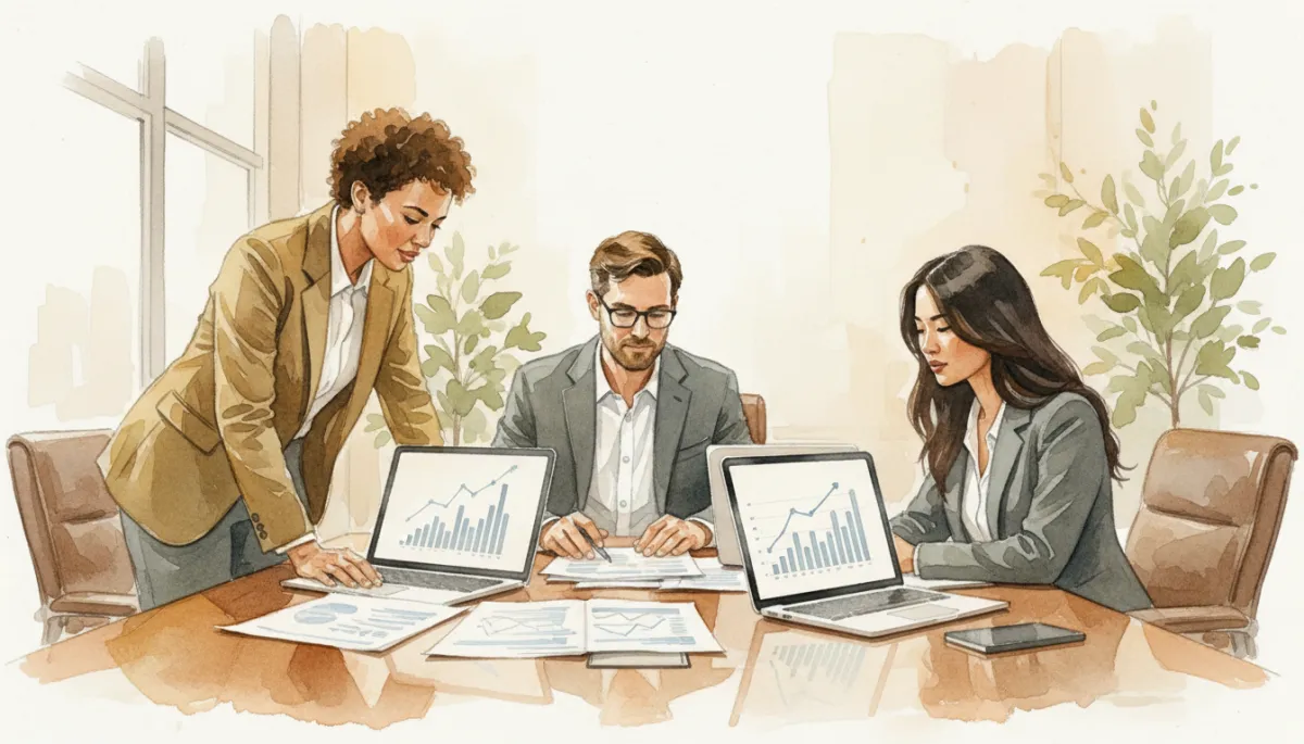 Australian small business leadership team reviewing stalled growth strategy