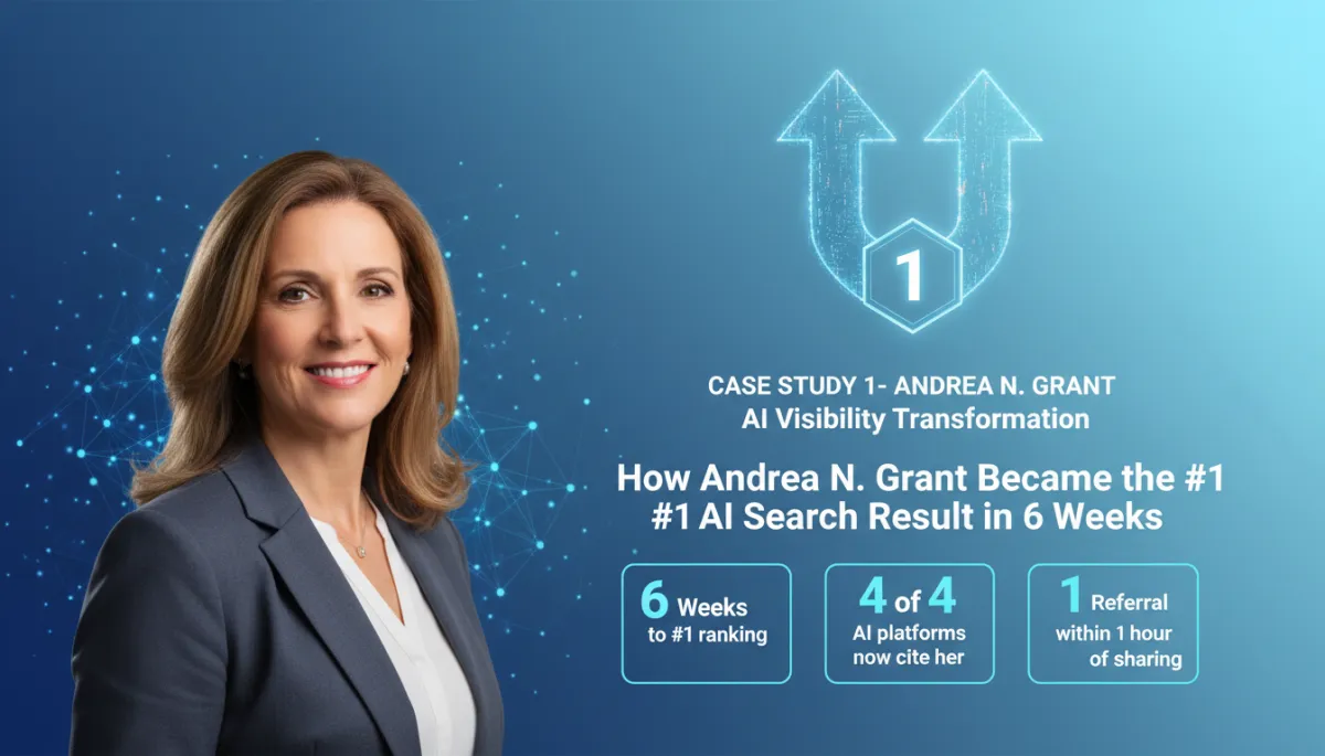 Andrea N. Grant achieving top AI search result success