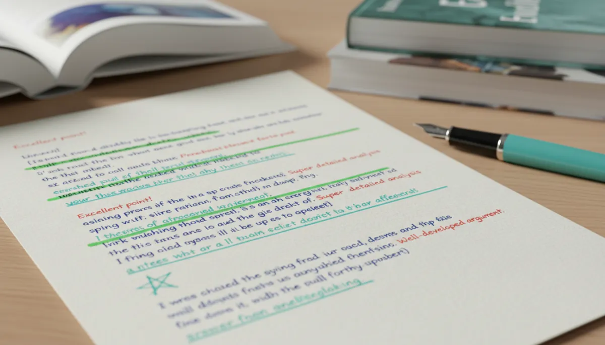Annotated GCSE essay highlighting strong analytical sentences Annotated GCSE essay highlighting strong analytical sentences