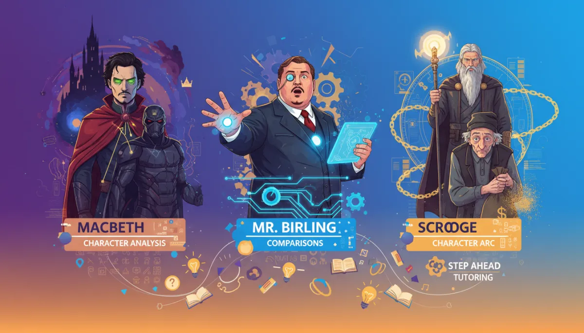 Macbeth, Birling & Scrooge as Marvel Characters