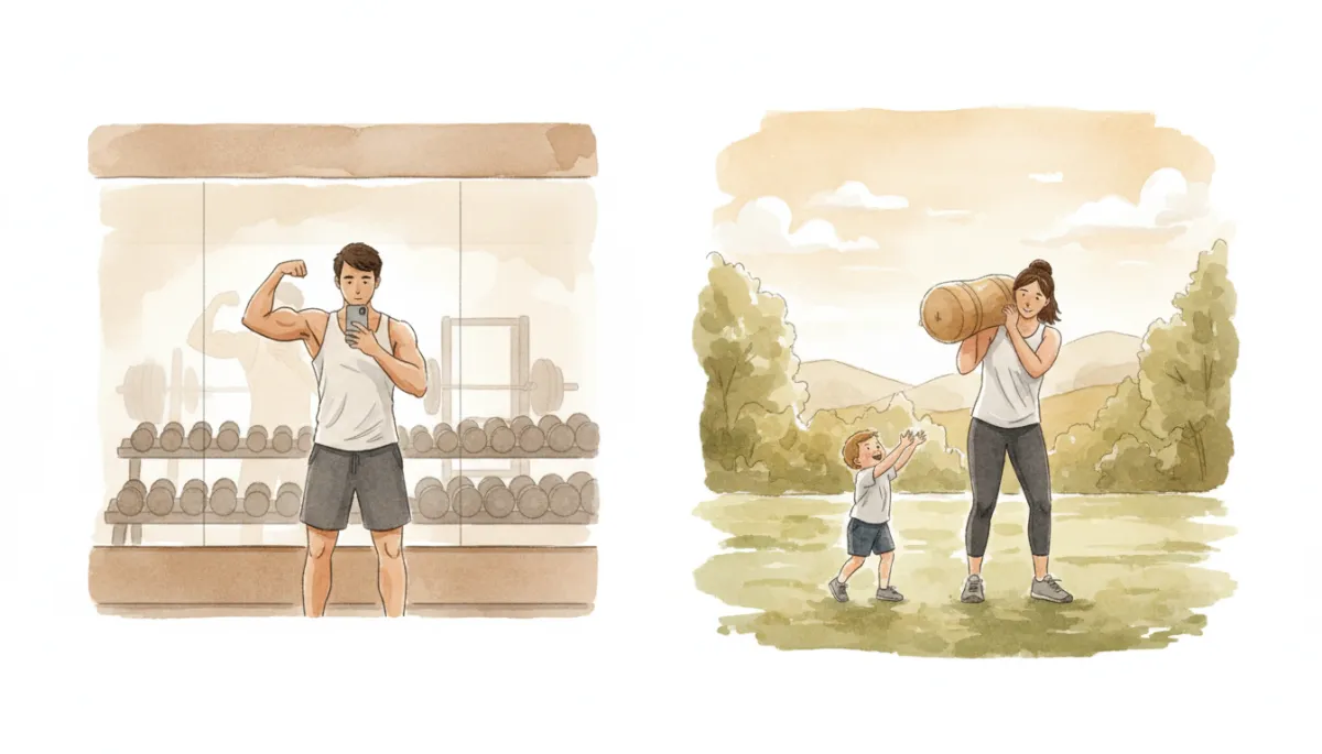 Comparison of mirror-focused training and functional training in real-life situations