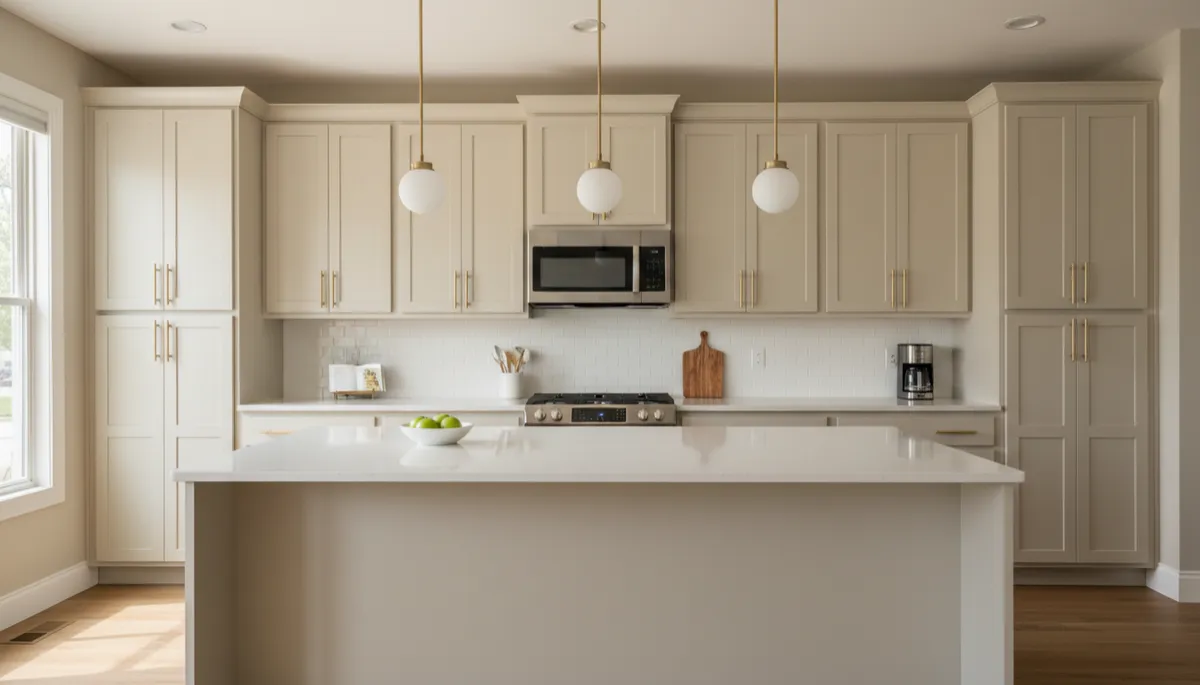 Professionally updated kitchen with neutral finishes ready for Schaumburg buyers Professionally updated kitchen with neutral finishes ready for Schaumburg buyers