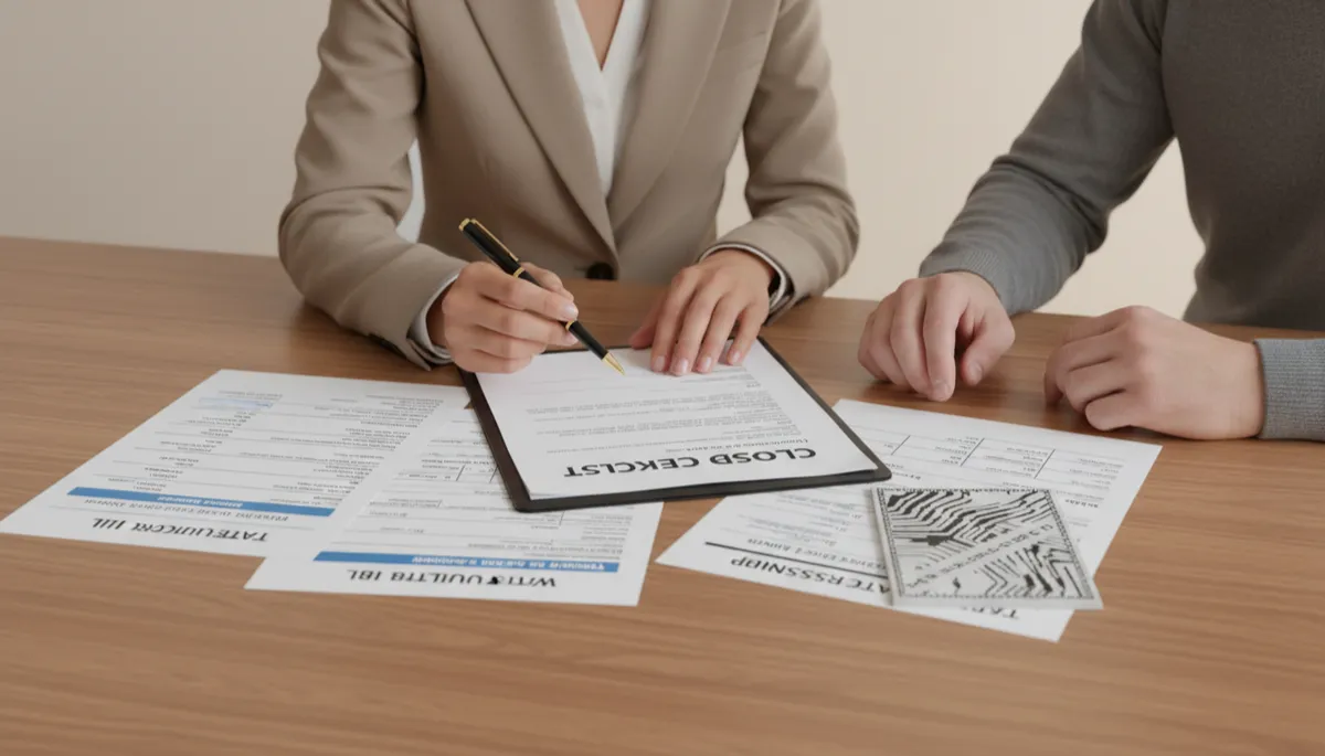 Documents and checklist used to prepare for a Schaumburg home closing