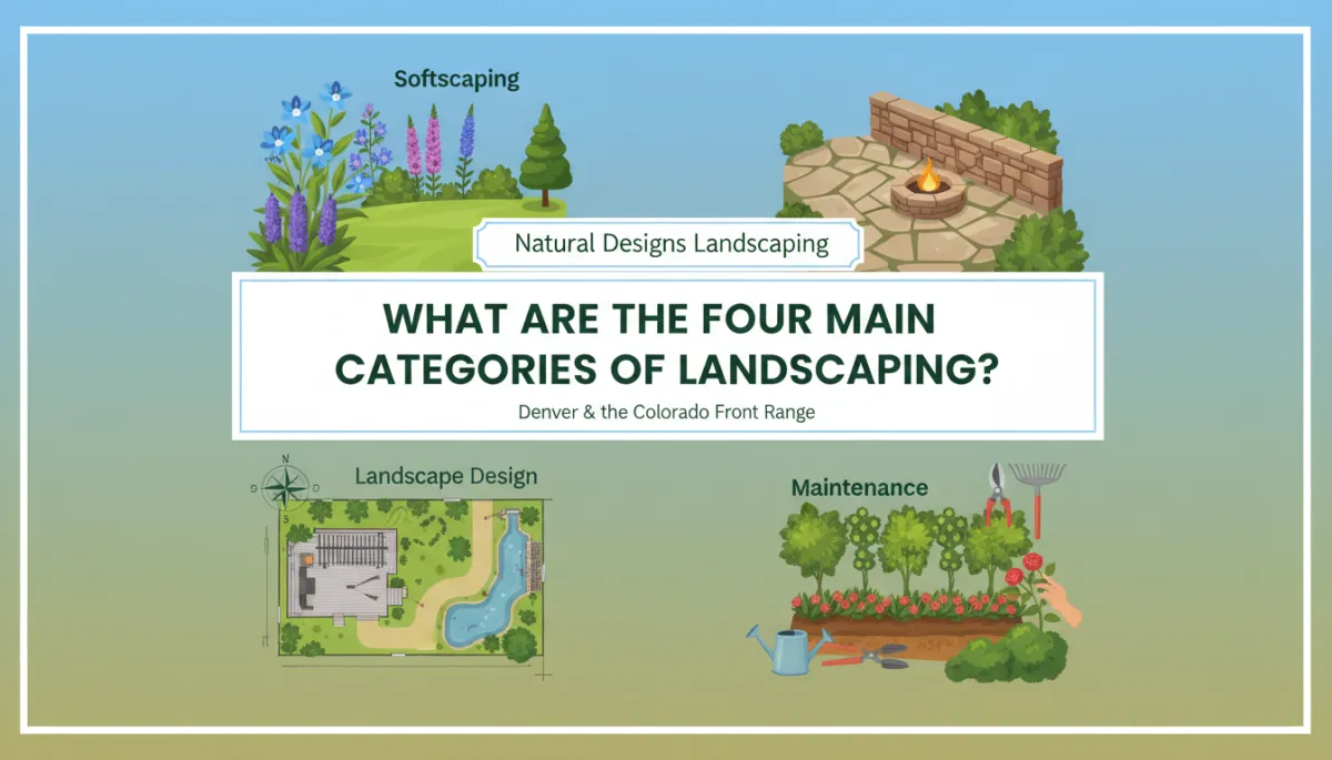 Four Main Categories of Landscaping in Denver