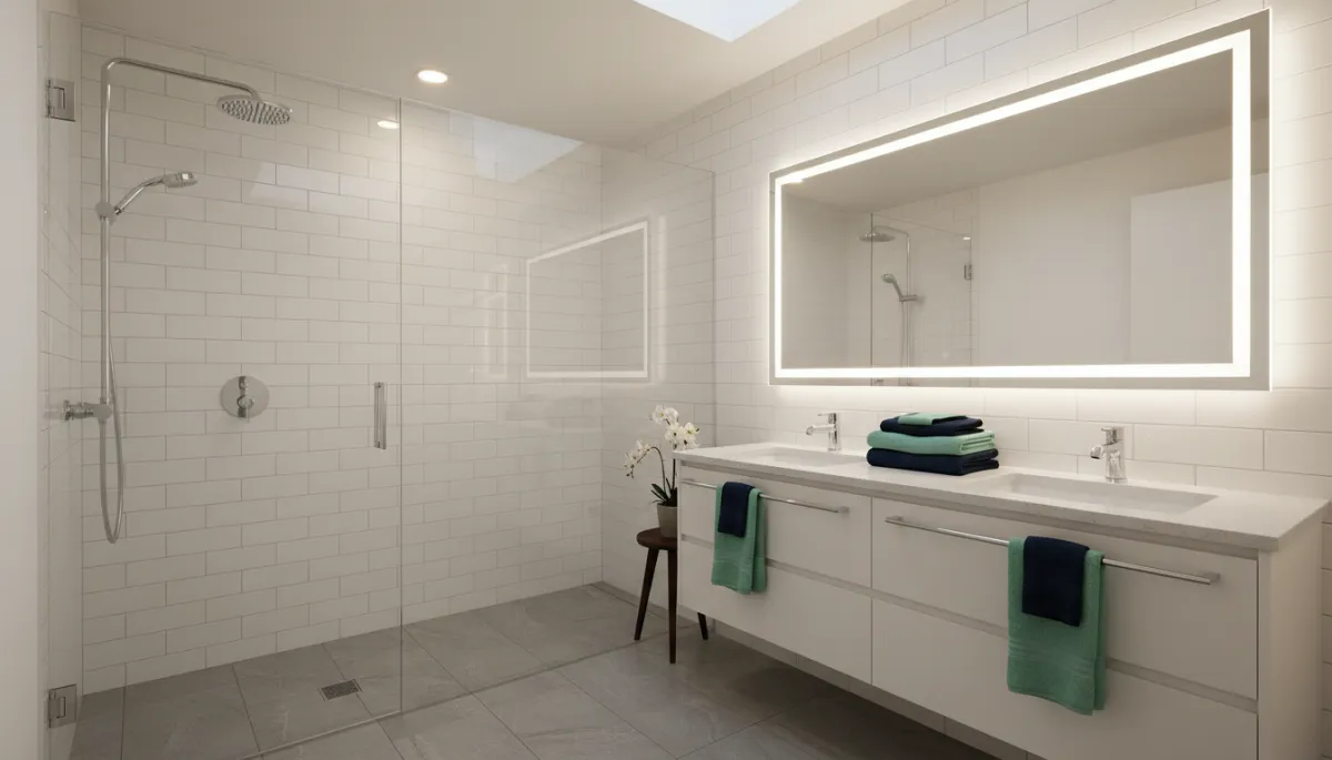 Sparkling clean bathroom after professional move-out cleaning in Surrey BC