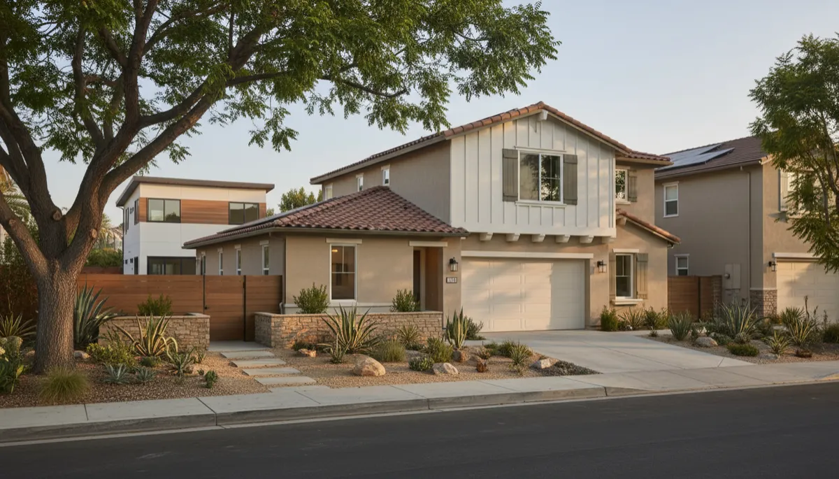 Chula Vista single-family home with an accessory dwelling unit in neutral tones