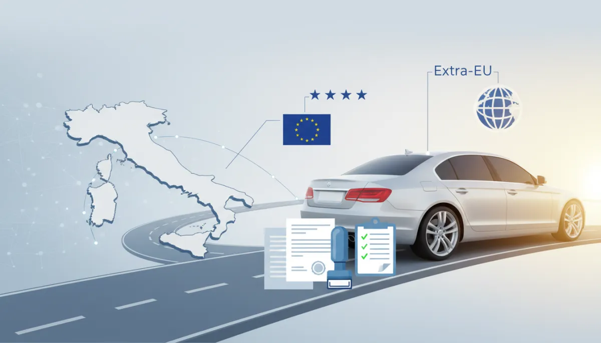 Esportare un veicolo dall’Italia verso Paesi UE ed Extra UE