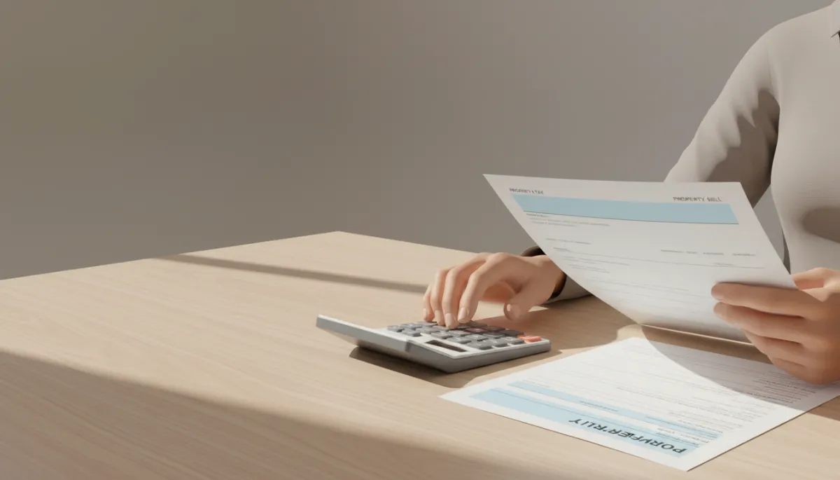 Homeowner calculating property taxes for a second home Homeowner calculating property taxes for a second home