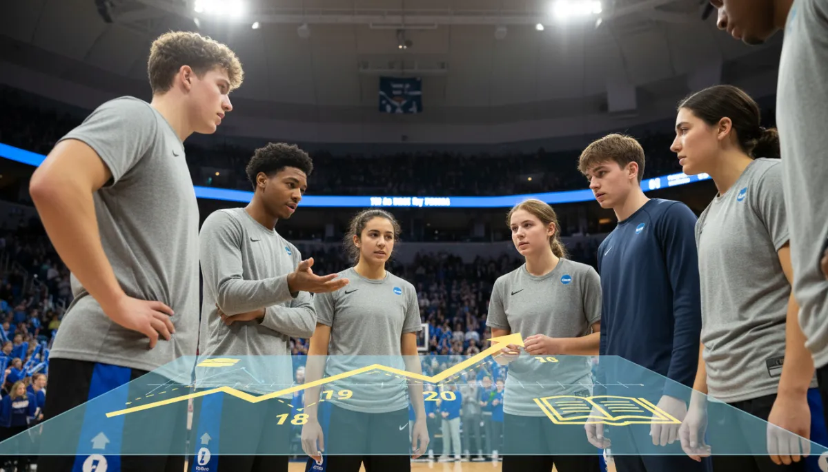 Student-athlete meeting with compliance staff to review NCAA eligibility timeline Student-athlete meeting with compliance staff to review NCAA eligibility timeline