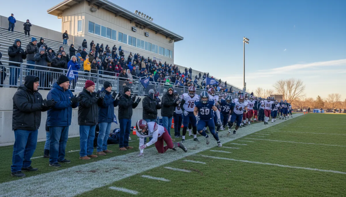 FCS playoff game being played in a smaller college football stadium