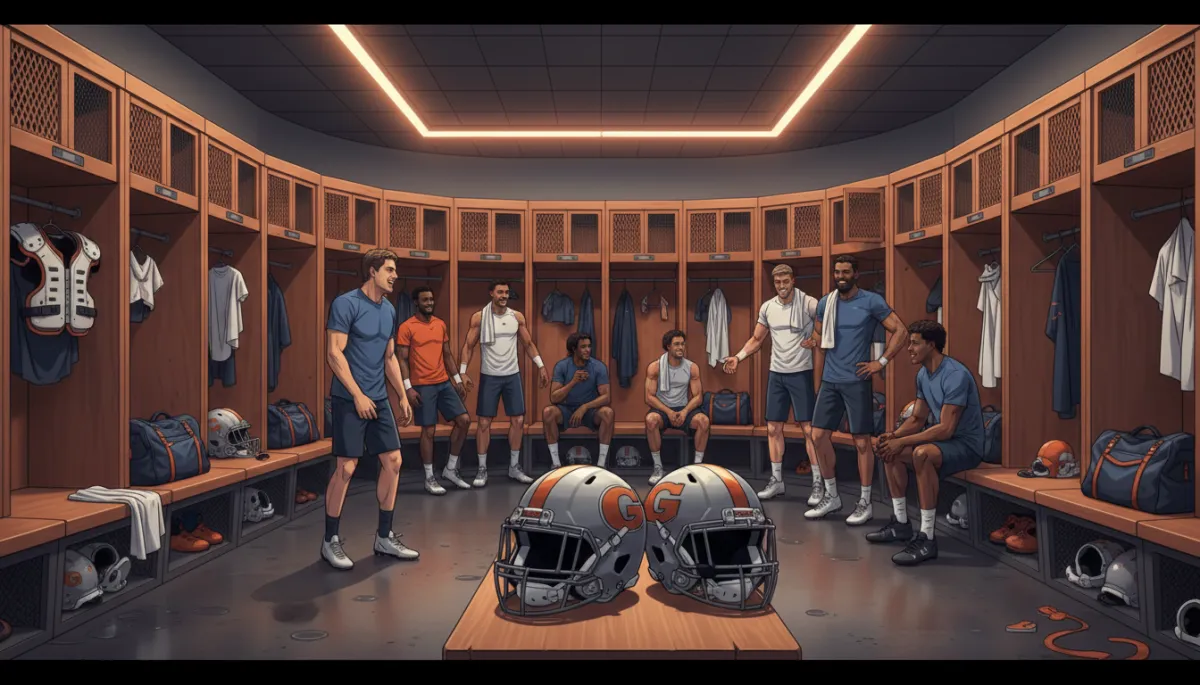 How to Survive Your First College Football Locker Room