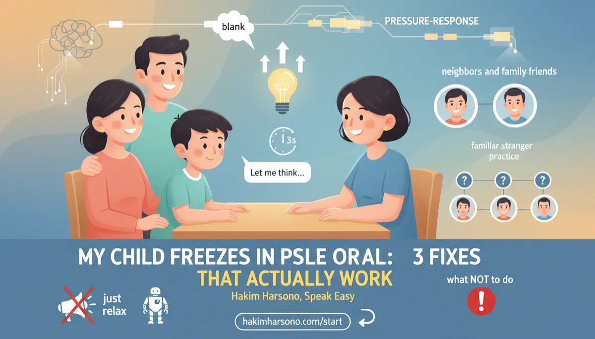 Fix PSLE Oral Anxiety: A Singapore Parent's Practical Guide